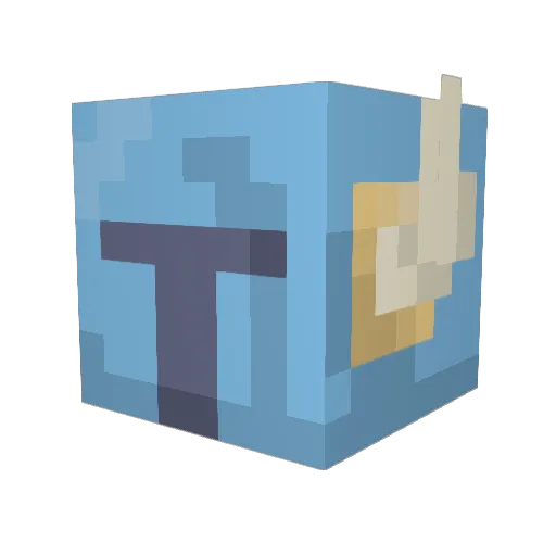 Emart76 Minecraft avatar head, 3D render