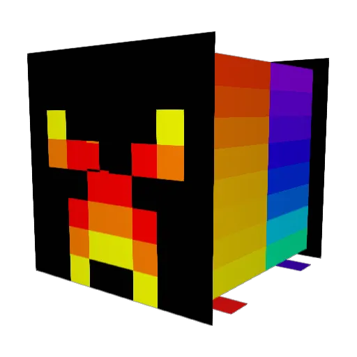 EmaxGHG Minecraft avatar head, 3D render