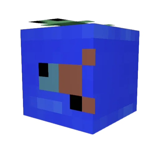 EmbedFailure Minecraft avatar head, 3D render