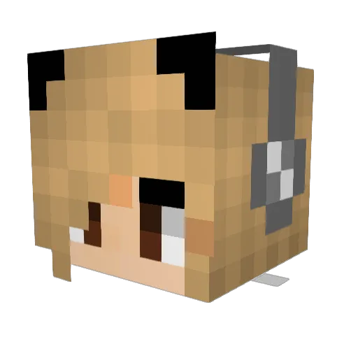 Ember_mage Minecraft avatar head, 3D render