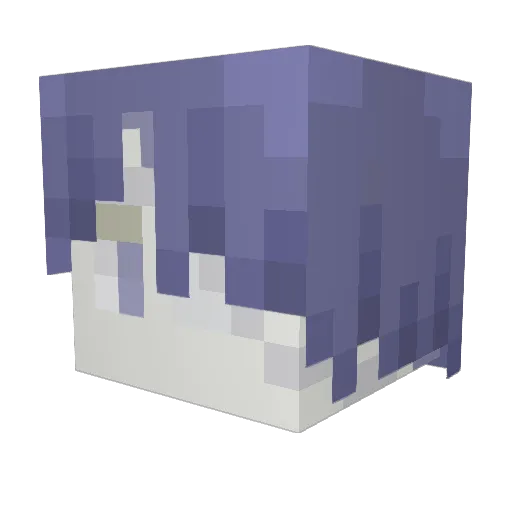 Embercol Minecraft avatar head, 3D render
