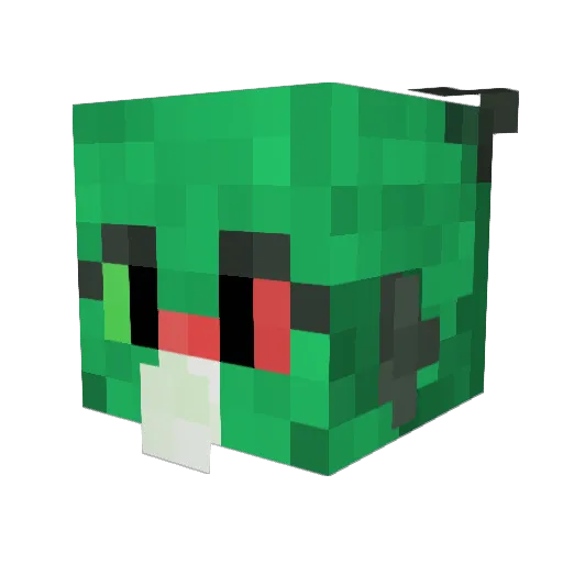 Emblem566 Minecraft avatar head, 3D render