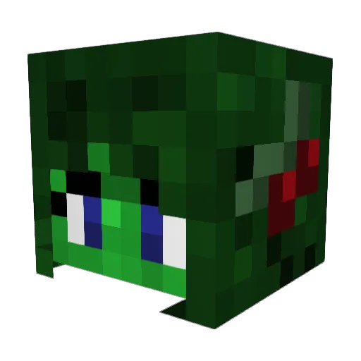 Embrose12 Minecraft avatar head, 3D render