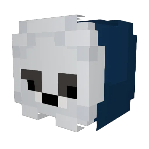 Embryletsgo Minecraft avatar head, 3D render