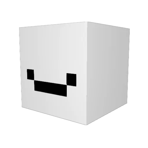 EmchannelYT Minecraft avatar head, 3D render