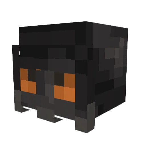 EmdyBemdy Minecraft avatar head, 3D render
