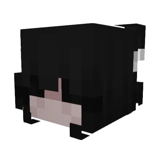 EmelaZ Minecraft avatar head, 3D render