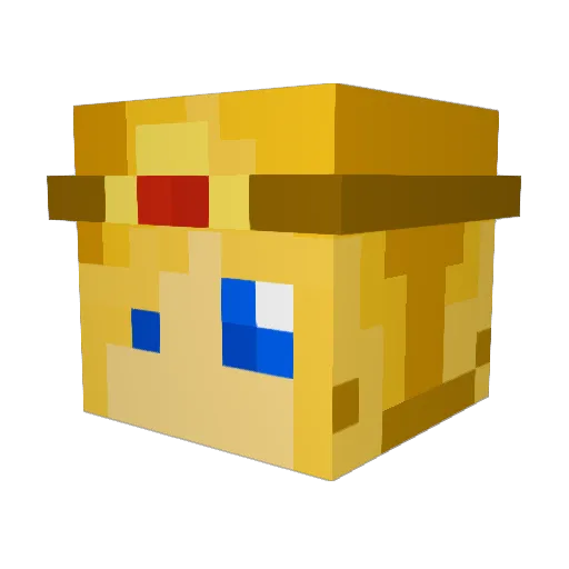 EmeraldAsh7 Minecraft avatar head, 3D render