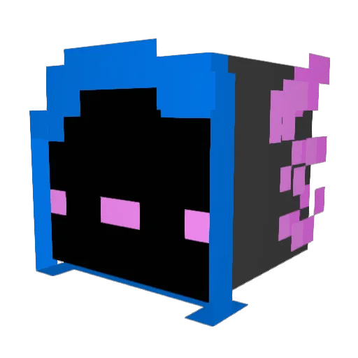 EmeraldAsh Minecraft avatar head, 3D render