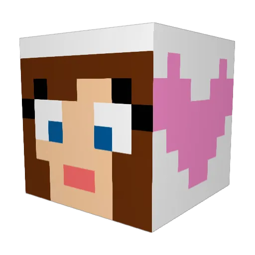 EmeraldDestroyr Minecraft avatar head, 3D render