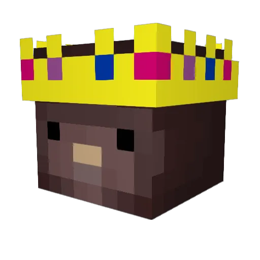 EmeraldGamer10 Minecraft avatar head, 3D render