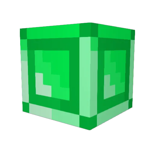 EmeraldHero00 Minecraft avatar head, 3D render