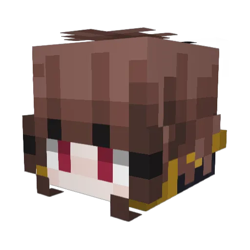 EmeraldLegate_ Minecraft avatar head, 3D render
