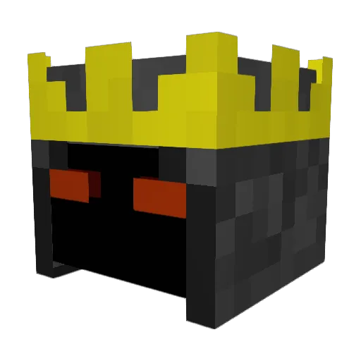 EmeraldMan_ Minecraft avatar head, 3D render