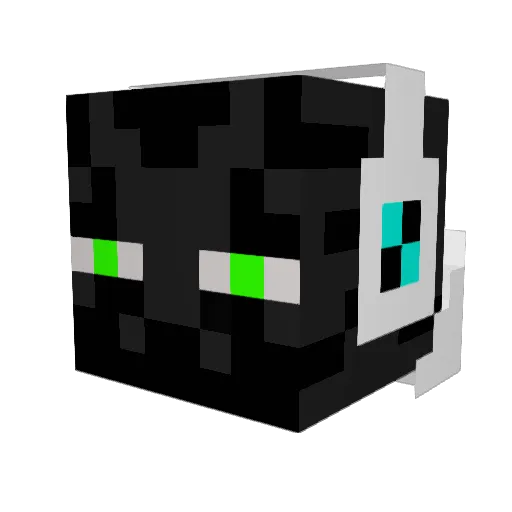 Emerald_Ender10 Minecraft avatar head, 3D render