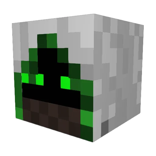 Emerald_Sex Minecraft avatar head, 3D render