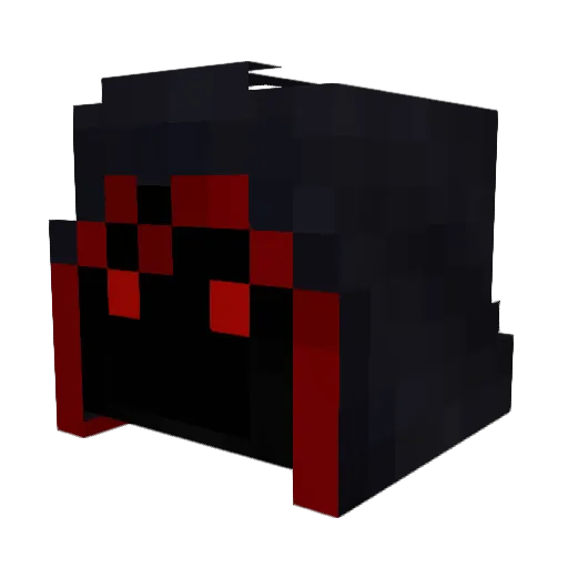 Emeraldo1 Minecraft avatar head, 3D render