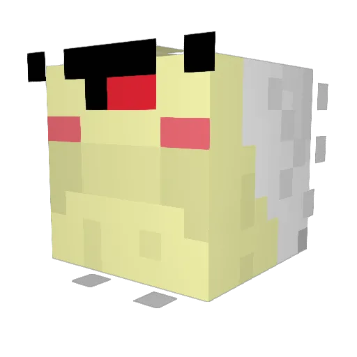 EmeraldsXQ Minecraft avatar head, 3D render