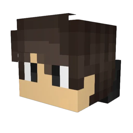 Emerson_XP Minecraft avatar head, 3D render