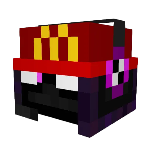 EmiKay13 Minecraft avatar head, 3D render