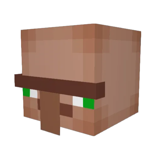 EmiMys Minecraft avatar head, 3D render