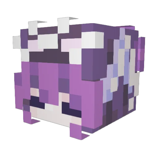 Emi_Oba Minecraft avatar head, 3D render