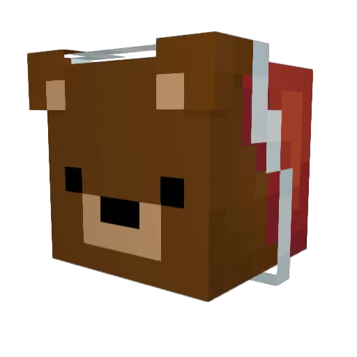 Emi_imE Minecraft avatar head, 3D render