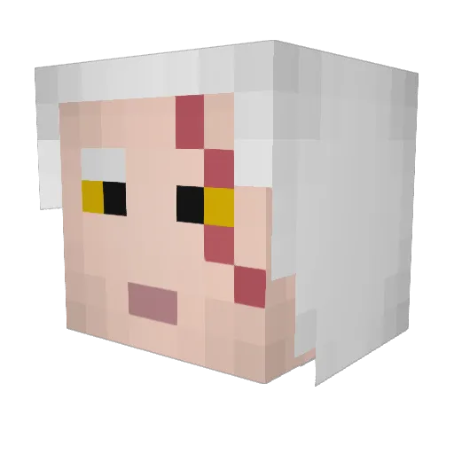Emichen69 Minecraft avatar head, 3D render