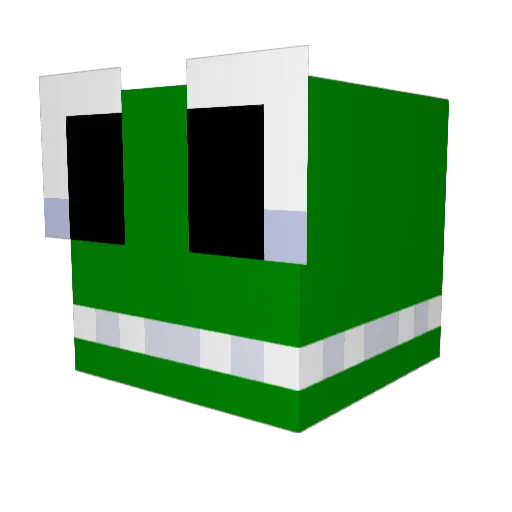 Emigarluv Minecraft avatar head, 3D render