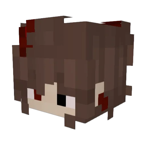 EmigrantNote241 Minecraft avatar head, 3D render