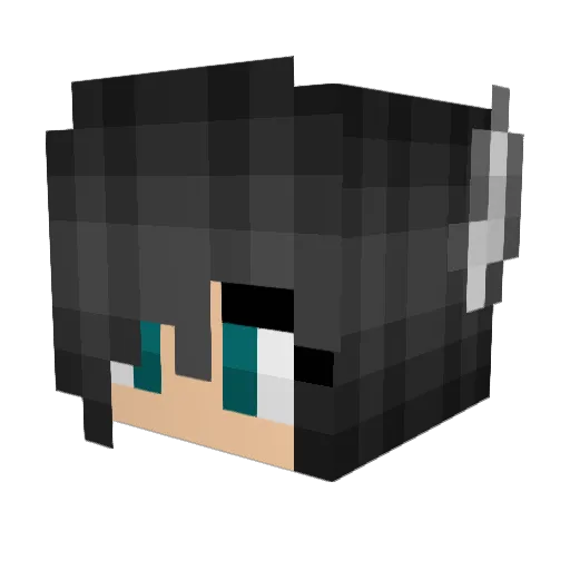 Emigul03 Minecraft avatar head, 3D render