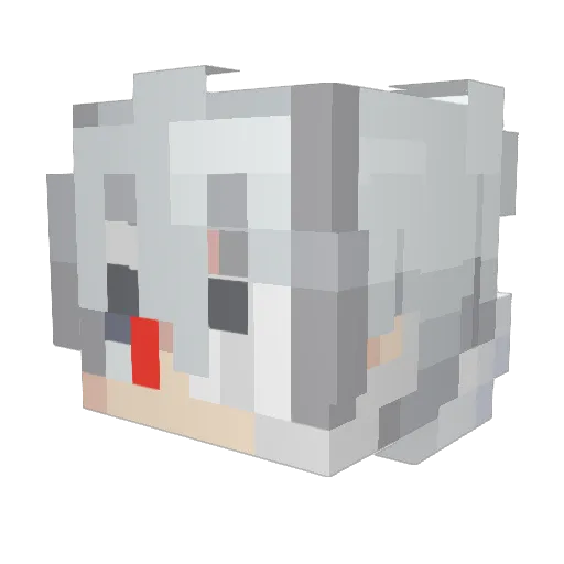 Emiisawesome Minecraft avatar head, 3D render