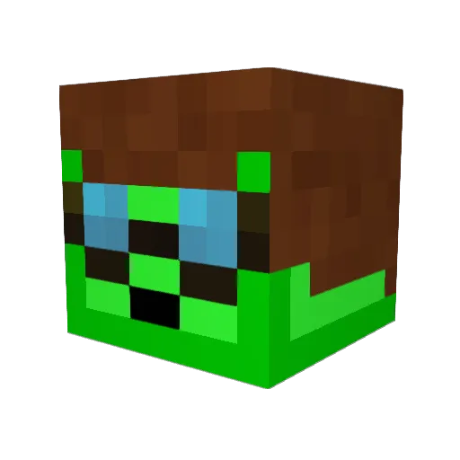 Emil0007 Minecraft avatar head, 3D render