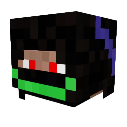 EmilEriksson Minecraft avatar head, 3D render