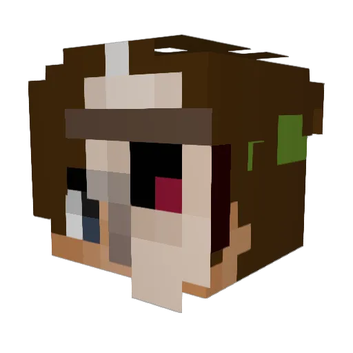 EmilKurdahl10 Minecraft avatar head, 3D render