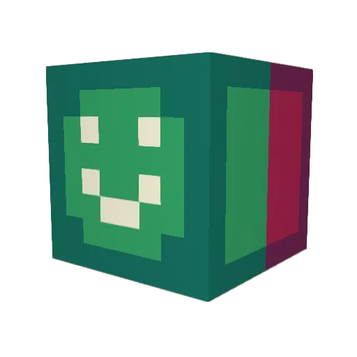 EmilPolski10 Minecraft avatar head, 3D render