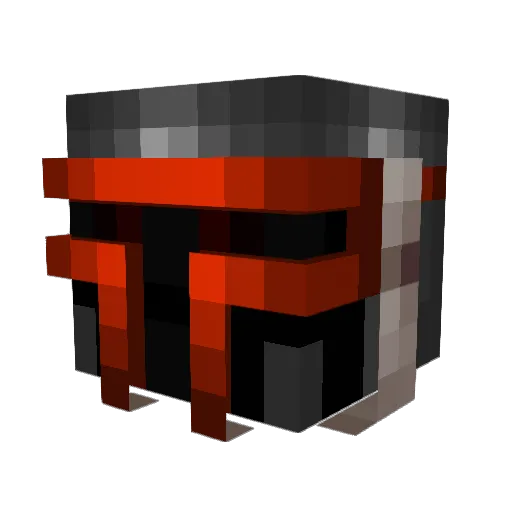EmilV06IFK Minecraft avatar head, 3D render