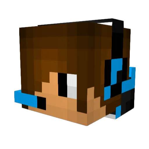 Emil_DE_DK Minecraft avatar head, 3D render