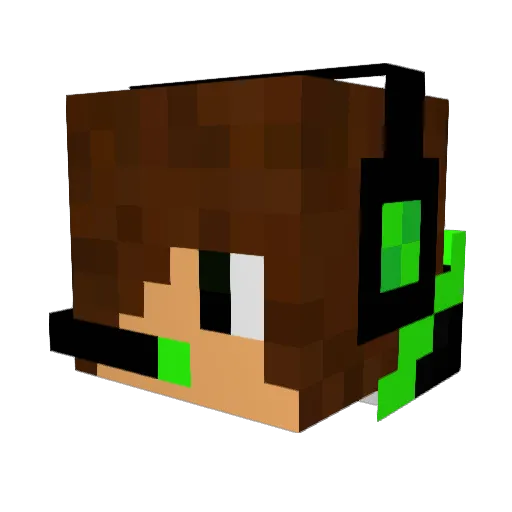 Emil_Lerdala Minecraft avatar head, 3D render