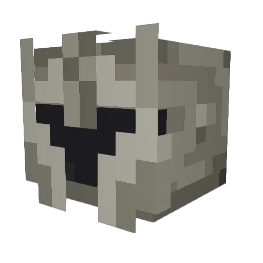 Emile_Borovich Minecraft avatar head, 3D render