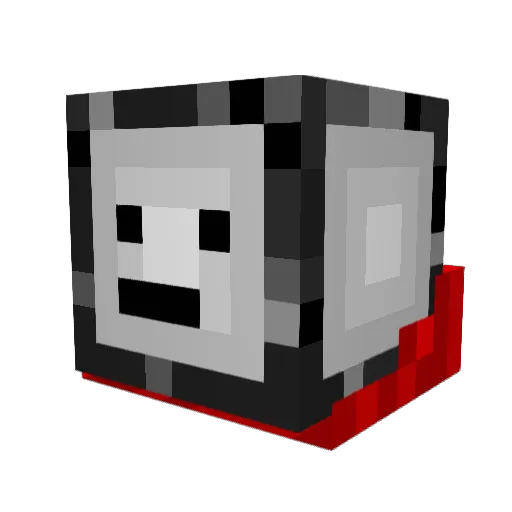 Emilek2012 Minecraft avatar head, 3D render