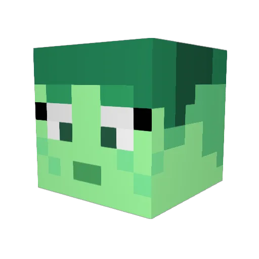 EmiliaSomtaaw Minecraft avatar head, 3D render