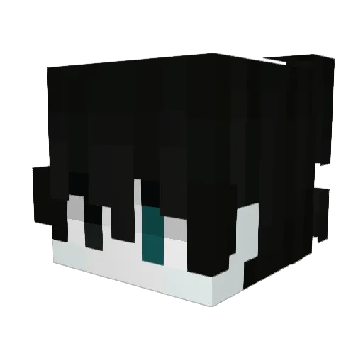 Emiliano182 Minecraft avatar head, 3D render