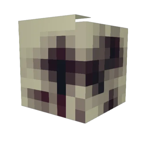 Emilio0024 Minecraft avatar head, 3D render