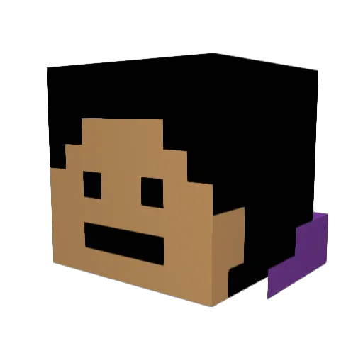 Emilio_G57 Minecraft avatar head, 3D render