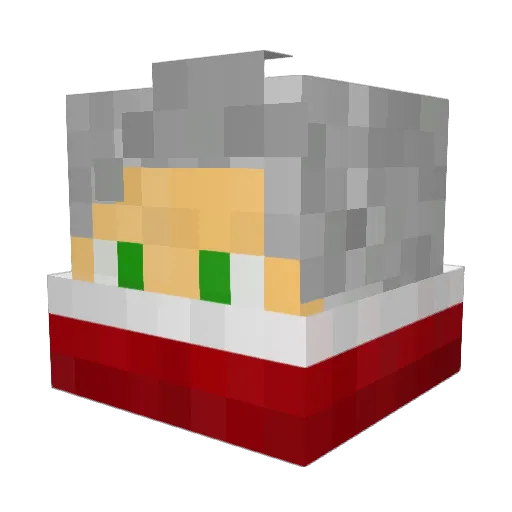 Emilius951 Minecraft avatar head, 3D render