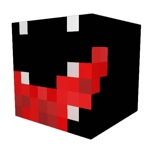 EmilkaU Minecraft avatar head, 3D render