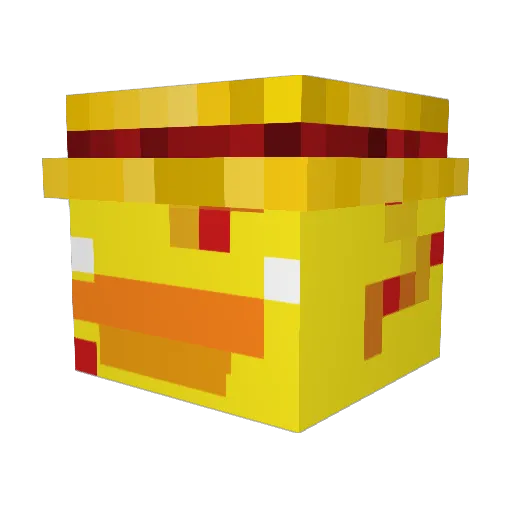 Emilly_C Minecraft avatar head, 3D render