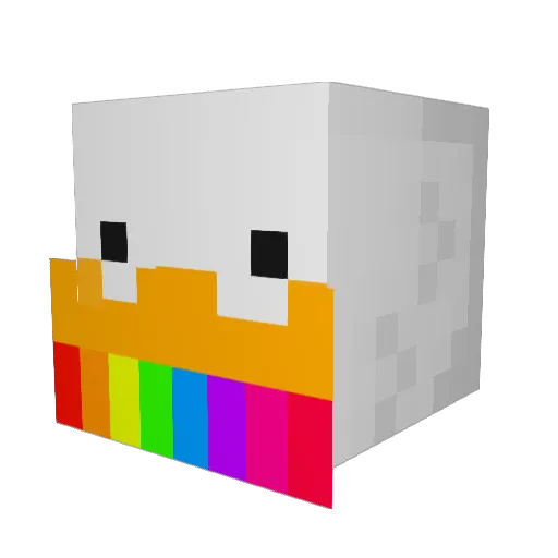 Emils_spel Minecraft avatar head, 3D render