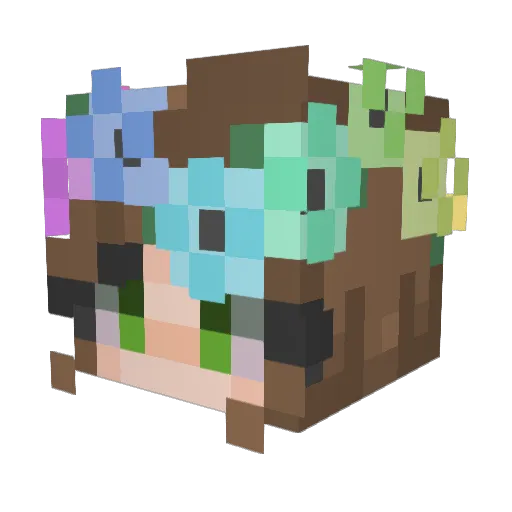 EmilyAnnekke Minecraft avatar head, 3D render